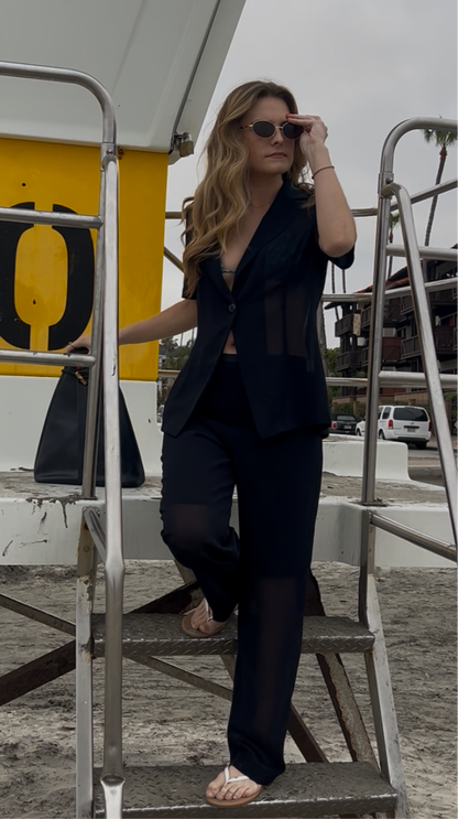 Vintage Navy Suit Set