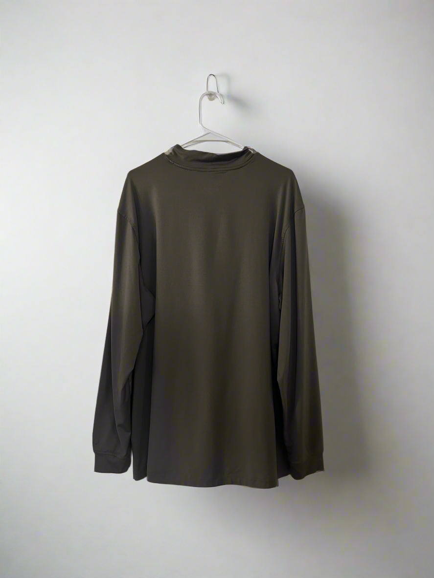 Stretchy Mock Neck Long Sleeve - Size XXL