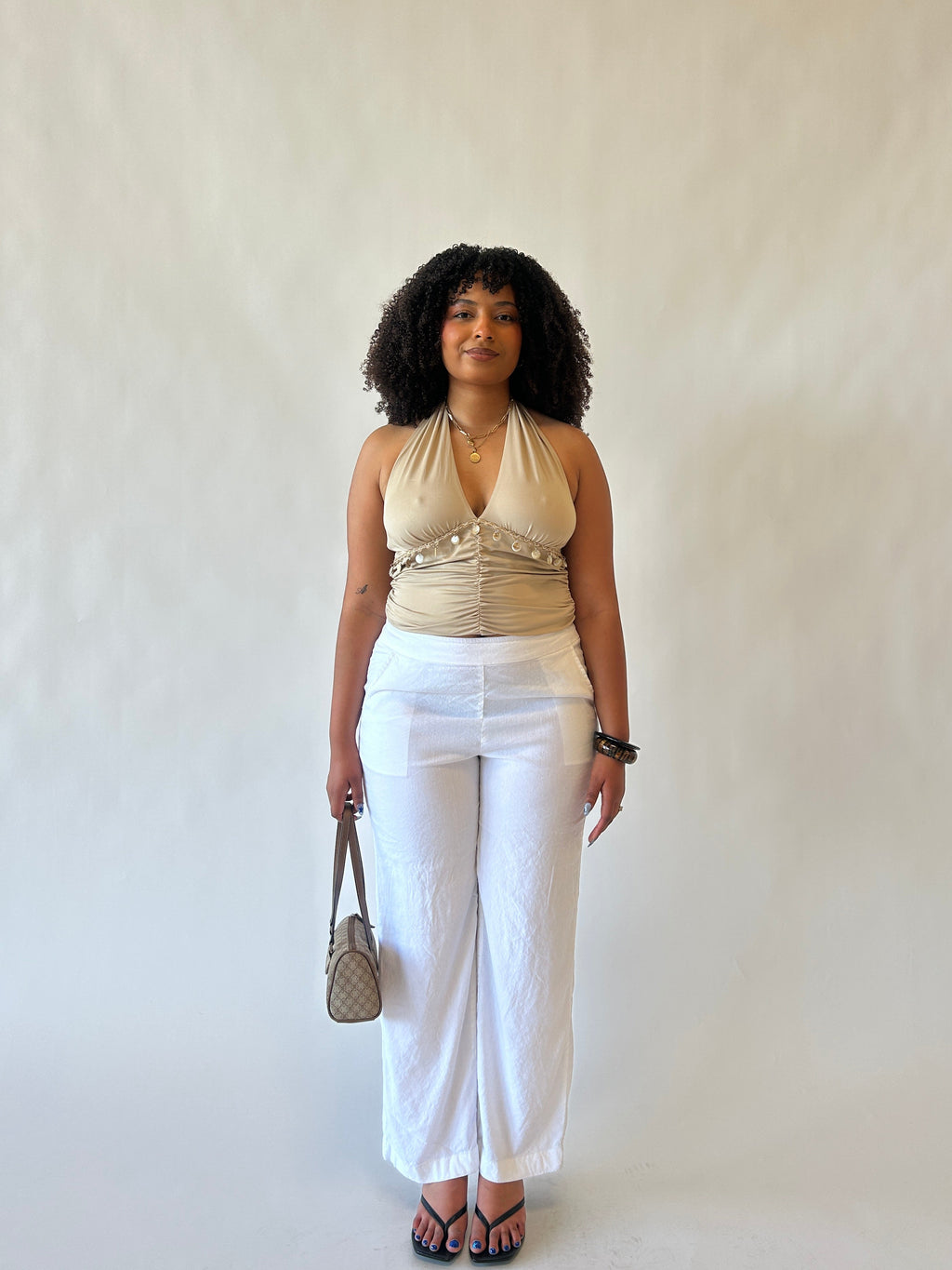 White Linen Pants