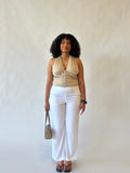 White Linen Pants