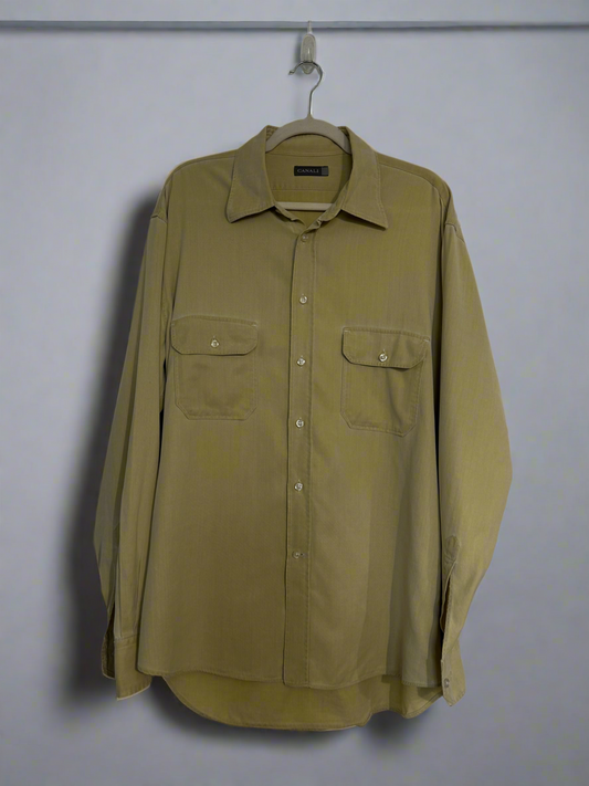 Canali Mustard Button Down - Size L