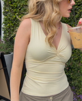 Vintage Butter Yellow Tank
