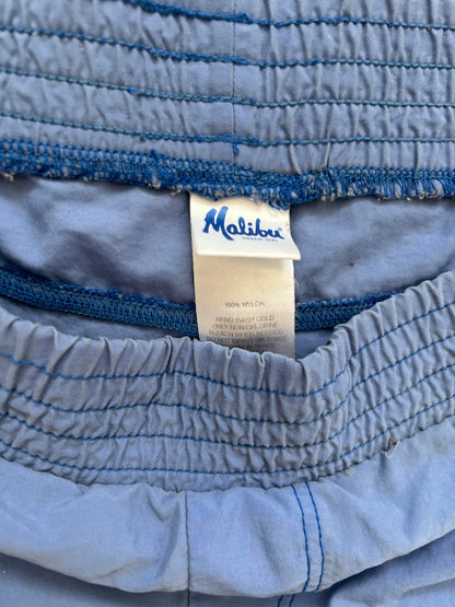 Vintage "Malibu" Booty Surf Short